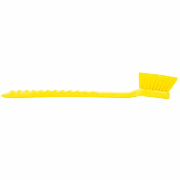 Carlisle 4051EC04 Sparta 20" Yellow Floating Utility / Pot Scrub Brush 2 Carlisle 4051EC04 Sparta 20" Yellow Floating Utility / Pot Scrub Brush - Image 2