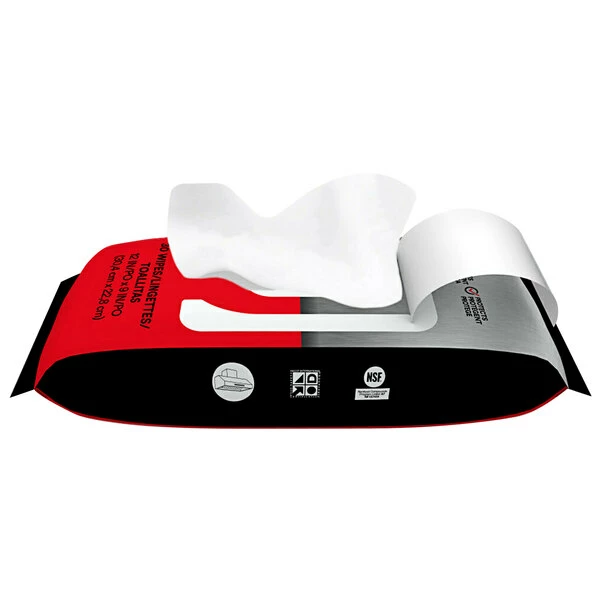 3M 36397 Scotch-Brite™ 9" X 12" Stainless Steel Hood Degreaser Wipes With Scotchgard™ Protector - 30/Pack 3 3M 36397 Scotch-Brite™ 9" X 12" Stainless Steel Hood Degreaser Wipes With Scotchgard™ Protector - 30/Pack - Image 3