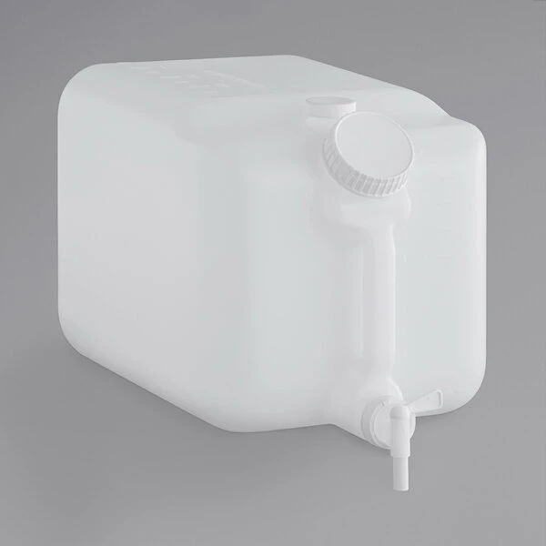 Noble Chemical 5 Gallon Plastic Dispensing Container 2 Noble Chemical 5 Gallon Plastic Dispensing Container - Image 2