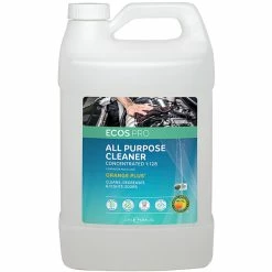 ECOS PL9748/04 Pro 1 Gallon Orange Plus Scented All-Purpose Cleaner And Degreaser - 4/Case