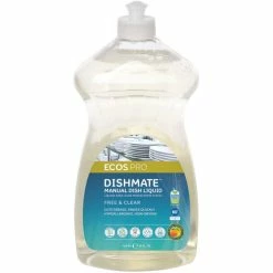 ECOS PL9721/6 Pro Dishmate 25 Oz. Free And Clear Manual Dishwashing Liquid - 6/Case