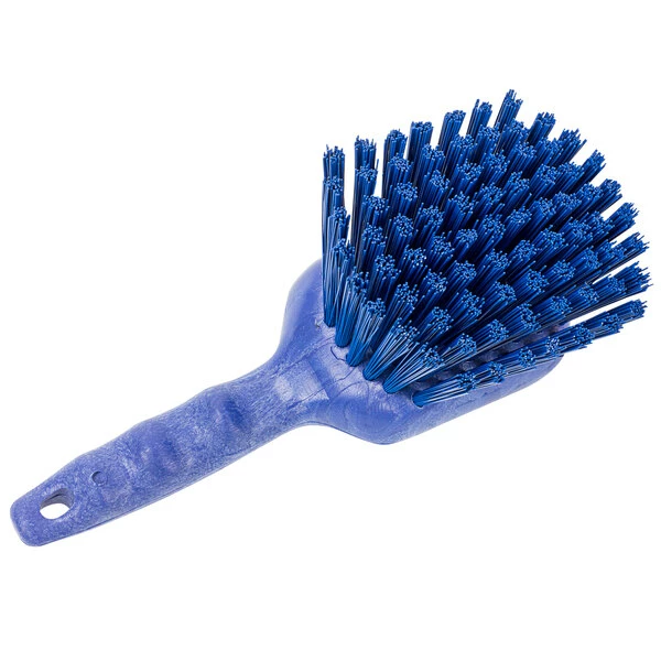 Carlisle 40541EC14 Sparta Spectrum 8" Blue General Clean Up / Pot Scrub Brush 1 Carlisle 40541EC14 Sparta Spectrum 8" Blue General Clean Up / Pot Scrub Brush