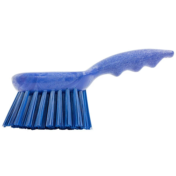 Carlisle 40541EC14 Sparta Spectrum 8" Blue General Clean Up / Pot Scrub Brush 2 Carlisle 40541EC14 Sparta Spectrum 8" Blue General Clean Up / Pot Scrub Brush - Image 2