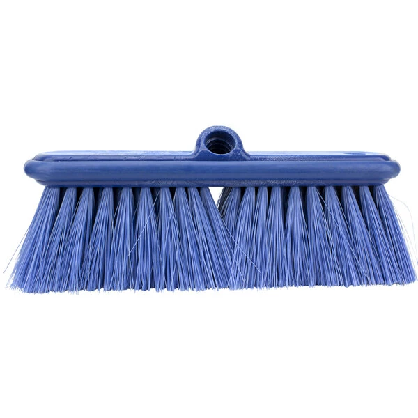 Carlisle 40050EC14 Sparta Flo Thru 9 1/2" Blue Flagged Vehicle And Wall Cleaning Brush 3 Carlisle 40050EC14 Sparta Flo Thru 9 1/2" Blue Flagged Vehicle And Wall Cleaning Brush - Image 3