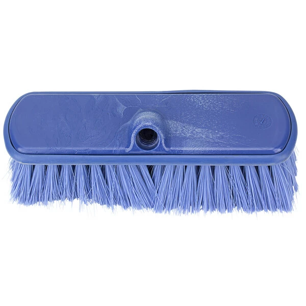 Carlisle 40050EC14 Sparta Flo Thru 9 1/2" Blue Flagged Vehicle And Wall Cleaning Brush 4 Carlisle 40050EC14 Sparta Flo Thru 9 1/2" Blue Flagged Vehicle And Wall Cleaning Brush - Image 4