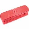 Carlisle 40050EC05 Sparta Flo Thru 9 1/2" Red Flagged Vehicle And Wall Cleaning Brush