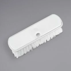 Carlisle 40050EC02 Sparta Flo Thru 9 1/2" White Flagged Vehicle And Wall Cleaning Brush