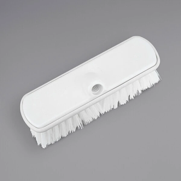 Carlisle 40050EC02 Sparta Flo Thru 9 1/2" White Flagged Vehicle And Wall Cleaning Brush 1 Carlisle 40050EC02 Sparta Flo Thru 9 1/2" White Flagged Vehicle And Wall Cleaning Brush