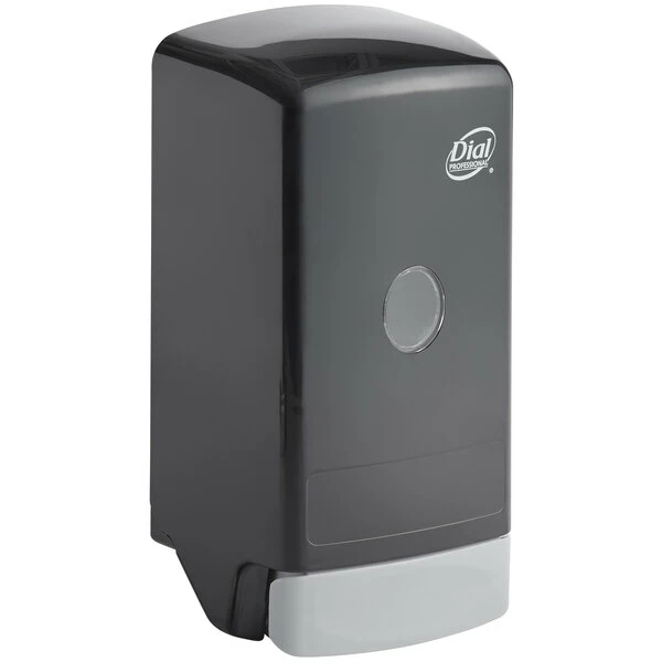 Dial® Dial DIA03228 Professional Model 28 800 ML Black Manual Liquid Hand Soap Flex Dispenser 2 Dial® Dial DIA03228 Professional Model 28 800 ML Black Manual Liquid Hand Soap Flex Dispenser - Image 2