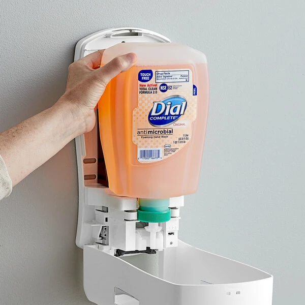 Dial® Dial DIA16674 Complete Original Antibacterial 1 Liter Foaming Hand Wash FIT Universal Touch-Free Refill 1 Dial® Dial DIA16674 Complete Original Antibacterial 1 Liter Foaming Hand Wash FIT Universal Touch-Free Refill