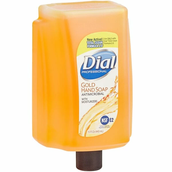Dial® Dial DIA98561 Gold Antibacterial 15 Oz. Liquid Hand Soap Refill 2 Dial® Dial DIA98561 Gold Antibacterial 15 Oz. Liquid Hand Soap Refill - Image 2