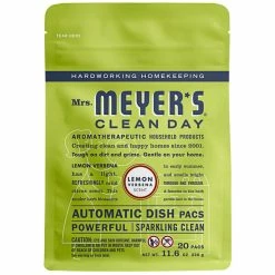 Mrs. Meyer's® Mrs. Meyer's Clean Day 306684 20-Count Lemon Verbena Dishwasher Pac - 6/Case