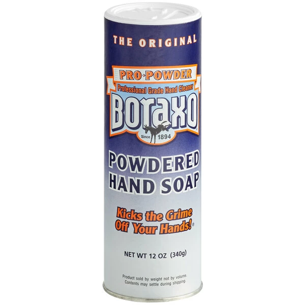 Dial® Dial DIA10918 Boraxo 12 Oz. Original Heavy-Duty Powdered Hand Soap 2 Dial® Dial DIA10918 Boraxo 12 Oz. Original Heavy-Duty Powdered Hand Soap - Image 2