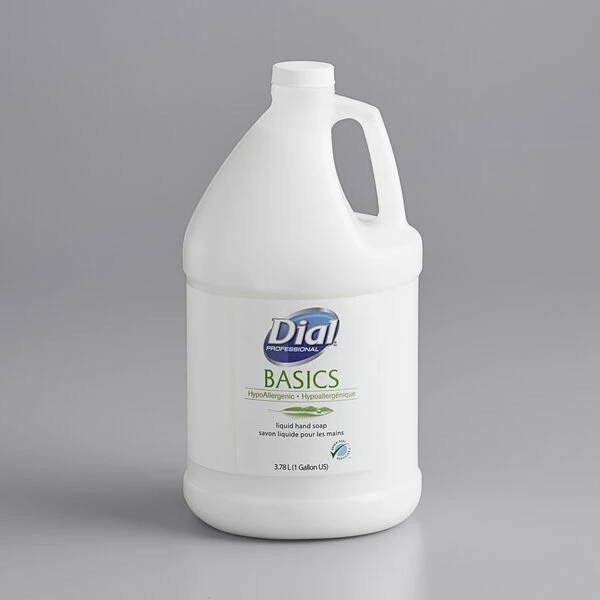 Dial® Dial DIA06047 Basics Hypoallergenic 1 Gallon Liquid Hand Soap Refill 2 Dial® Dial DIA06047 Basics Hypoallergenic 1 Gallon Liquid Hand Soap Refill - Image 2