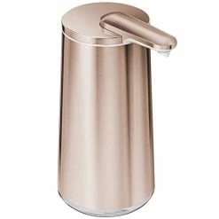Simplehuman ST1064 10 Oz. Rose Gold Foam Sensor Pump With Refillable Cartridge And Sample Pouch
