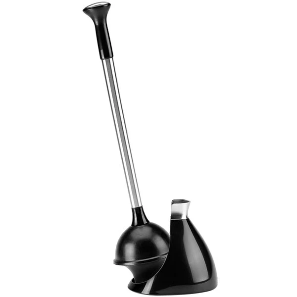 Simplehuman BT1086 Black Toilet Plunger With Dome Shaped Cover 2 Simplehuman BT1086 Black Toilet Plunger With Dome Shaped Cover - Image 2