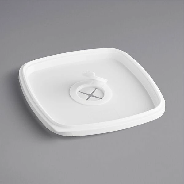 Noble Products King-Pail White Lid For 6 Qt. Pails 2 Noble Products King-Pail White Lid For 6 Qt. Pails - Image 2