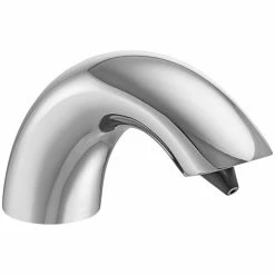 Zurn Z6950-SD Serio Series Polished Chrome Deck Mount Automatic Liquid Soap Dispenser With 5 1/16" Spout And 33.8 Oz. Capacity