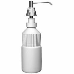 American Specialties, Inc. 10-0332-D 34 Oz. Counter-Mounted Liquid Soap Dispenser With 6" Stainless Steel Spout