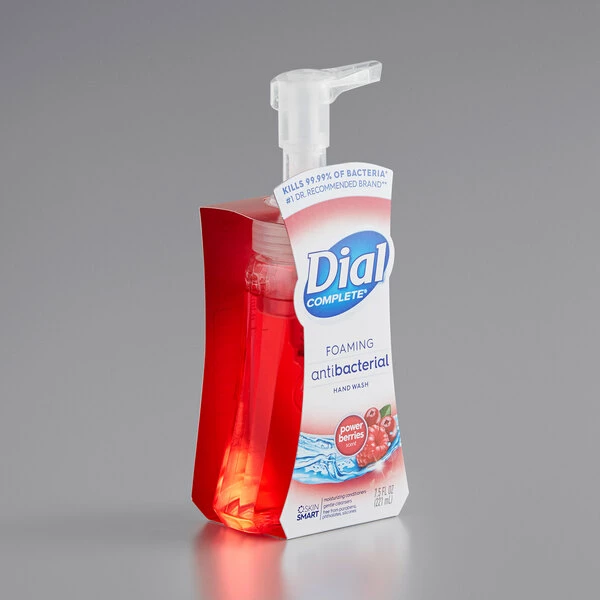 Dial® Dial DIA03016 Complete 7.5 Oz. Power Berries Antibacterial Foaming Hand Wash - 8/Case 2 Dial® Dial DIA03016 Complete 7.5 Oz. Power Berries Antibacterial Foaming Hand Wash - 8/Case - Image 2