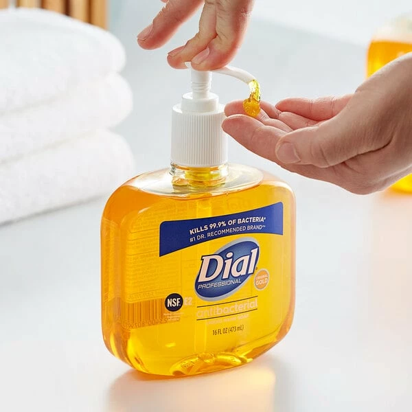 Dial® Dial DIA80790 Professional Gold 16 Oz. Antibacterial Liquid Hand Soap 1 Dial® Dial DIA80790 Professional Gold 16 Oz. Antibacterial Liquid Hand Soap