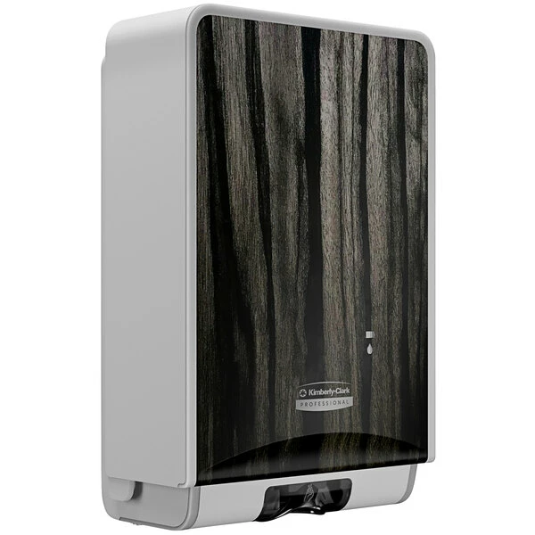 Kimberly-Clark Corporation Kimberly-Clark Professional ICON™ Automatic Soap / Sanitizer Dispenser With Ebony Woodgrain Faceplate 1 Kimberly-Clark Corporation Kimberly-Clark Professional ICON™ Automatic Soap / Sanitizer Dispenser With Ebony Woodgrain Faceplate