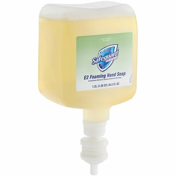 Safeguard™ Safeguard 47434 1.2 Liter / 1200 ML Foaming E2 Antibacterial Hand Soap 2 Safeguard™ Safeguard 47434 1.2 Liter / 1200 ML Foaming E2 Antibacterial Hand Soap - Image 2