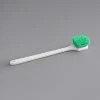 Lavex Janitorial 20" Green Polyester Floating Utility / Pot Scrub Brush