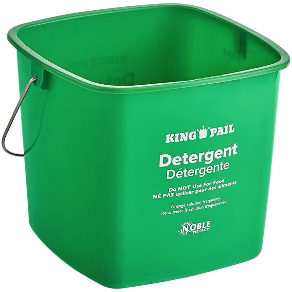 Noble Products 6 Qt. Green Cleaning Pail 2 Noble Products 6 Qt. Green Cleaning Pail - Image 2