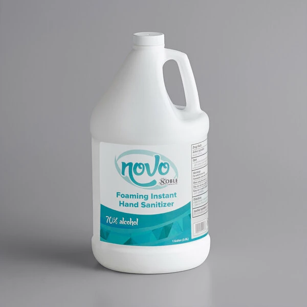 Novo By Noble Chemical Noble Chemical Novo 1 Gallon / 128 Oz. Foaming Alcohol Based Instant Hand Sanitizer 2 Novo By Noble Chemical Noble Chemical Novo 1 Gallon / 128 Oz. Foaming Alcohol Based Instant Hand Sanitizer - Image 2