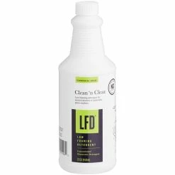 National Chemicals Inc. 21012 LFD Low Foam Concentrate Bar Glass Liquid Detergent 32 Oz. - 12/Case