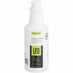 National Chemicals Inc. 21012 LFD Low Foam Concentrate Bar Glass Liquid Detergent 32 Oz.