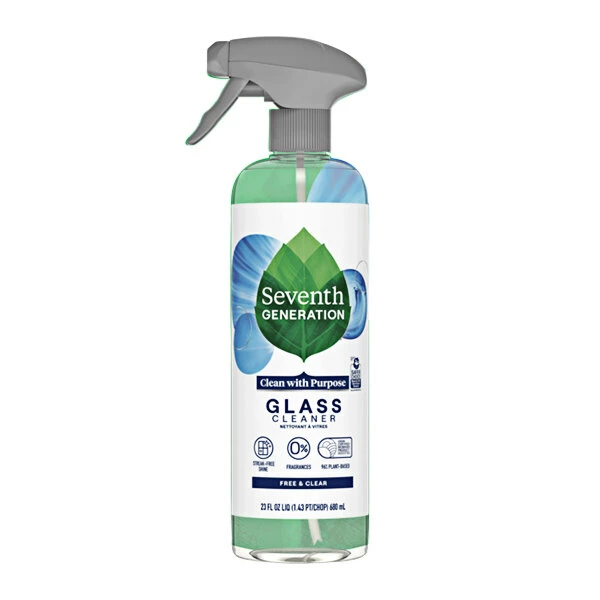 Seventh Generation 44711 Free & Clear 23 Oz. Glass And Surface Cleaner 1 Seventh Generation 44711 Free & Clear 23 Oz. Glass And Surface Cleaner