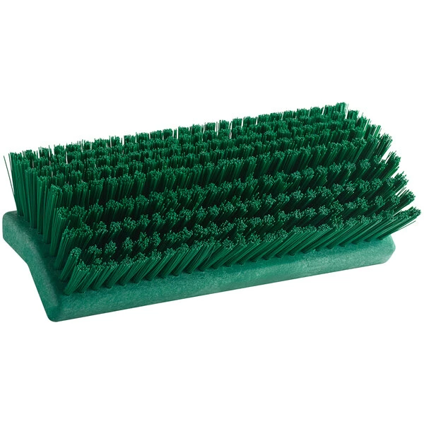 Carlisle 40423EC09 Sparta Spectrum 10" Hi-Lo Green Floor Scrub Brush 2 Carlisle 40423EC09 Sparta Spectrum 10" Hi-Lo Green Floor Scrub Brush - Image 2