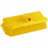 Carlisle 40423EC04 Sparta Spectrum 10" Hi-Lo Yellow Floor Scrub Brush