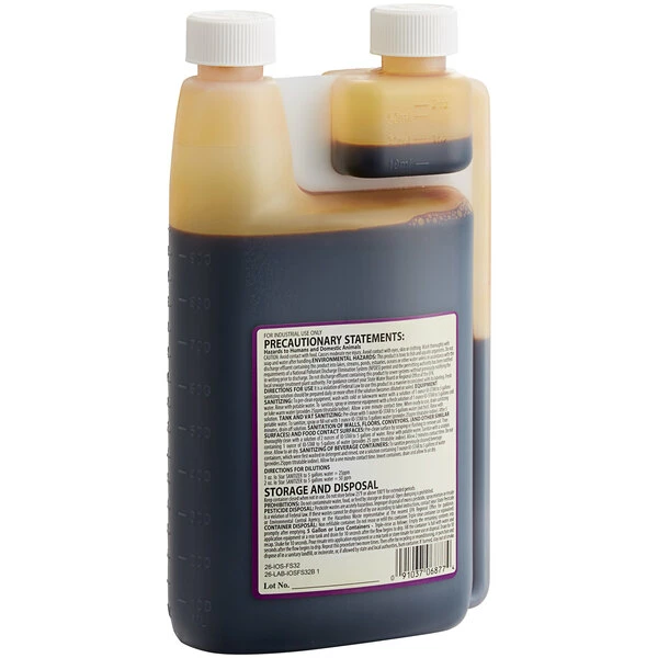 Five Star Chemicals 26-IOS-FS32-10 IO-Star Low-Foaming Iodophor Brewery Sanitizer 32 Oz. - 10/Case 2 Five Star Chemicals 26-IOS-FS32-10 IO-Star Low-Foaming Iodophor Brewery Sanitizer 32 Oz. - 10/Case - Image 2