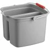 Rubbermaid FG261700GRAY 17 Qt. Divided Gray Bucket 13 Rubbermaid FG261700GRAY 17 Qt. Divided Gray Bucket -GOJO Sale Online 2472561