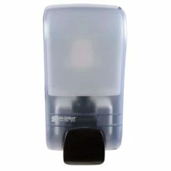 San Jamar S1300TBL Rely Arctic Blue Manual Soap, Sanitizer, And Lotion Dispenser - 5" X 4" X 10"