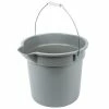 Continental 8114GY Huskee 14 Qt. Gray Round Utility Bucket -GOJO Sale Online 554097