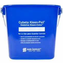 San Jamar KP196KCBL 6 Qt. Blue Cleaning Kleen-Color Pail -GOJO Sale Online 554207