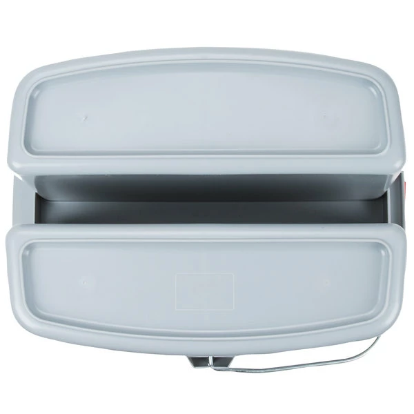 Rubbermaid FG262888GRAY 19 Qt. Divided Gray Bucket 5 Rubbermaid FG262888GRAY 19 Qt. Divided Gray Bucket - Image 5
