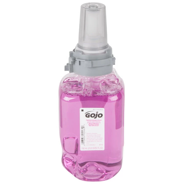GOJO® 8712-04 ADX Plum 700 ML Foaming Antibacterial Hand Soap - 4/Case 1 GOJO® 8712-04 ADX Plum 700 ML Foaming Antibacterial Hand Soap - 4/Case