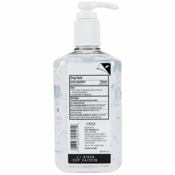 Purell® 3659-12 Advanced 12 Oz. Instant Hand Sanitizer - 12/Case 3 Purell® 3659-12 Advanced 12 Oz. Instant Hand Sanitizer - 12/Case - Image 3