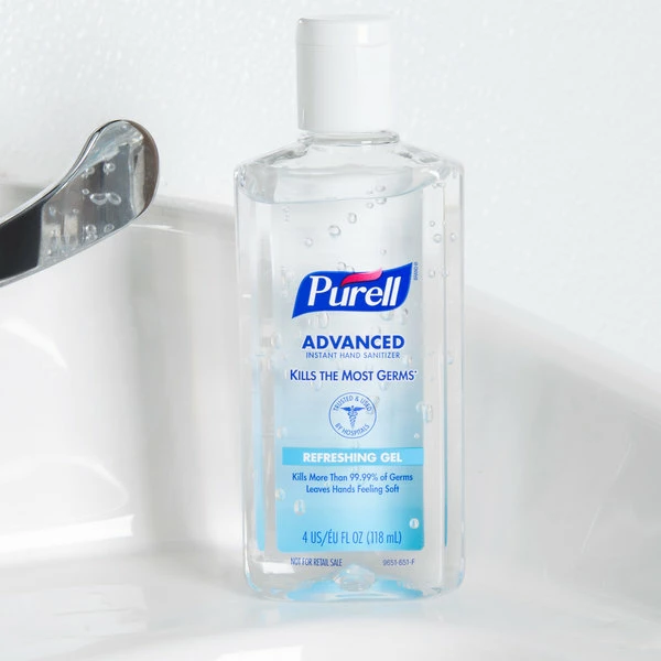 Purell® 9651-24 Advanced 4 Oz. Instant Hand Sanitizer - 24/Case 1 Purell® 9651-24 Advanced 4 Oz. Instant Hand Sanitizer - 24/Case