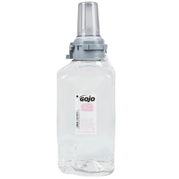 GOJO® 8811-03 ADX Clear & Mild 1250 ML Fragrance Free Foaming Hand Soap 2 GOJO® 8811-03 ADX Clear & Mild 1250 ML Fragrance Free Foaming Hand Soap - Image 2