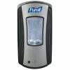 Purell® 1928-04 LTX-12 Brushed Chrome / Black 1200 ML Touchless Dispenser