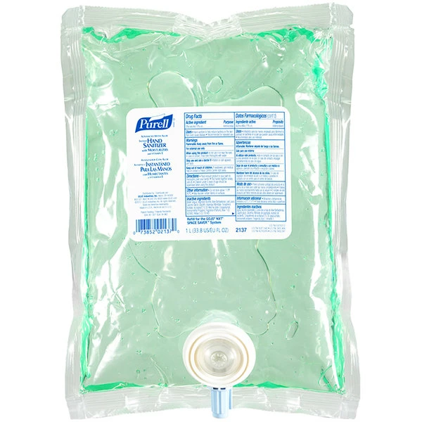 Purell® 2137-08 NXT Advanced With Aloe 1000 ML Gel Instant Hand Sanitizer - 8/Case 1 Purell® 2137-08 NXT Advanced With Aloe 1000 ML Gel Instant Hand Sanitizer - 8/Case