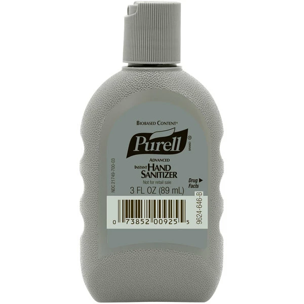 Purell® 9624-24 Advanced 3 Oz. Gel Instant Hand Sanitizer With FST Military Bottle - 24/Case 1 Purell® 9624-24 Advanced 3 Oz. Gel Instant Hand Sanitizer With FST Military Bottle - 24/Case