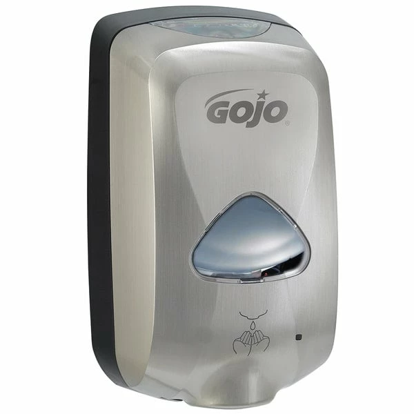 GOJO® 2799-12-EEUOO TFX 1200 ML Brushed Metallic Touchless Hand Soap Dispenser 1 GOJO® 2799-12-EEUOO TFX 1200 ML Brushed Metallic Touchless Hand Soap Dispenser