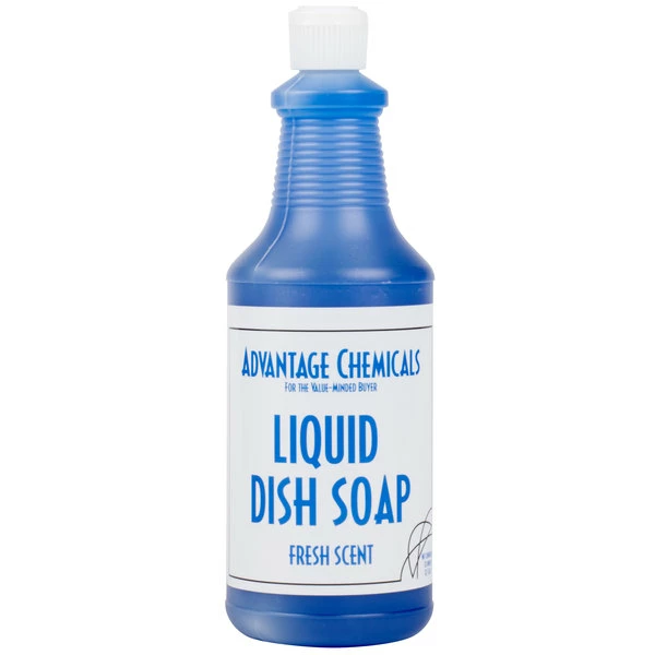 Advantage Chemicals 32 Oz. Liquid Dish Soap - 12/Case 2 Advantage Chemicals 32 Oz. Liquid Dish Soap - 12/Case - Image 2